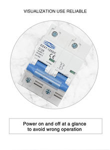 DZ47-100 DZ47-125 NC125H 1 P 2 P 3 P 4P 80A 100A 125A MCB 1 극 2 극 3 극 80A 100A 125A 미니 회로 차단기 안전 사용 - Product Image 4