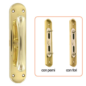Goccia Cremonese con Perni - Oro Lucido Verniciato - Product Image 1