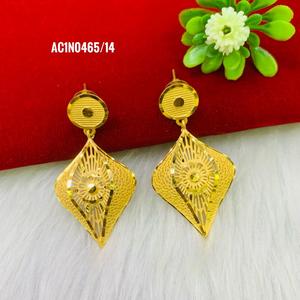 Nuevo diseñador chapado en oro Collar conjunto en línea Diseño de joyería de moda un gramo chapado en oro Collar Set-Comprar en línea... - Product Image 3