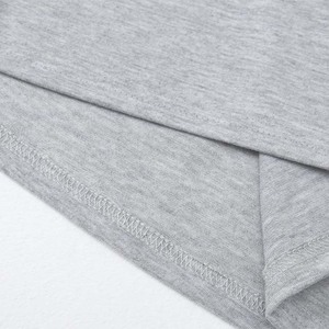 Ropa de hombre de estilo callejero personalizada OEM, conjunto doble de 2 uds de talla grande, camisetas y pantalones cortos lisos de algodón transpirable, conjuntos de verano para hombre - Product Image 3