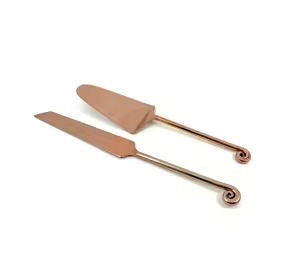 Unique Design Metal Cake Server Set Durable <b>Dessert</b> Utensil Wedding Reception Kitchen Dining Tableware <b>Tool</b> - Product Image 4