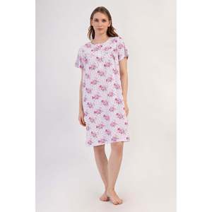 Chemise de nuit courte pour femme, vêtement de nuit de longueur courte - Product Image 5