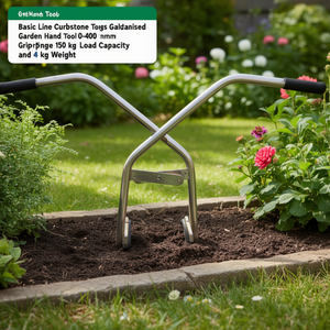 Pinzas para bordillos Basic Line, herramienta de jardín galvanizada con rango de agarre de 0-400 mm, capacidad de carga de 150 kg y peso de 4 kg - Product Image 3