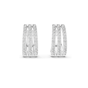 Boucles d'oreilles en diamant de laboratoire 1,98 CT pour femmes, clarté VVS-VS EF, or 18 carats, 14 carats, 10 carats et argent 925, or rose, or jaune, or blanc - Product Image 3