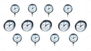 Termómetro Industrial Bimetálico de 4 Pulgadas (100 mm), Acero Inoxidable 304, Montaje Inferior, 0-100 °C, Vástago de 150 mm, 1/2 NPT, IP55, Reinicio Externo a Cero, Medidor de Temperatura para HVAC - Product Image 3