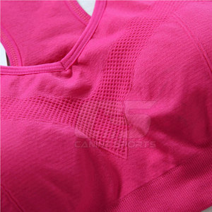 Ropa Deportiva de Yoga Transpirable sin Costuras, Sujetador Deportivo de Gimnasio, Nuevo, de Alta Calidad, Soporte Ligero para Mujer, Spandex/Nailon, Logotipo Personalizado - Product Image 4