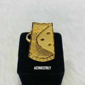 Beautiful Latest Design Short Necklace Set With Earrings & Rings 18K Gold Plated One Gram Jewelry for Women - Product Image 3