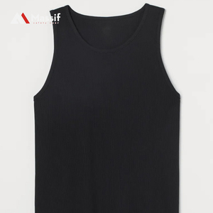 Camiseta sin mangas de algodón para hombre, chaleco de gimnasio de secado rápido con forro, equipo de entrenamiento de verano para correr, ropa estampada al por mayor - Product Image 1