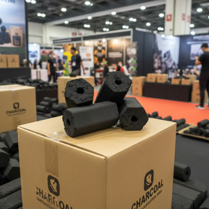 Briquettes de charbon de coco sans fumée de qualité export, longue durée de combustion, écologiques pour la cuisson, le barbecue et l'industrie - Product Image 3