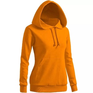 100% coton matériau à la mode directement fabricant usine multicolore vente en gros de sweats à capuche pour femmes - Product Image 1