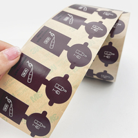 Etiqueta NFC a todo color a prueba de manipulaciones, pegatinas RFID NXP NTAG213 TT para verificación de autenticidad y sistema antimanipulación de botellas de vino