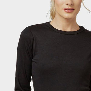 Camisetas de Manga Larga Personalizadas para Mujer 2026, Costuras Premium, Deportivas, Ecológicas, de Poliéster/Algodón, Secado Rápido, Antiarrugas, Casuales - Product Image 5