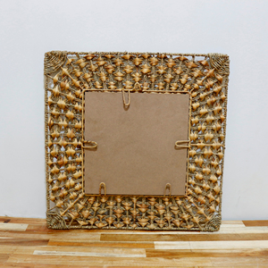 Artex Dong Thap Factory Handcrafted Vintage <b>Mirror</b> with <b>Ornate</b> <b>Gold</b> Frame for Classic Interiors and Elegant Home Styling - Product Image 6