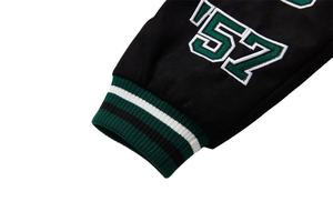 เสื้อแจ็คเก็ตวาร์ซิตี้ผ้าเดนิมแคนวาสคุณภาพสูงสำหรับผู้ชาย แฟชั่นสตรีทแวร์ฤดูหนาว เสื้อแจ็คเก็ตเบสบอลสไตล์วิทยาลัย - Product Image 5