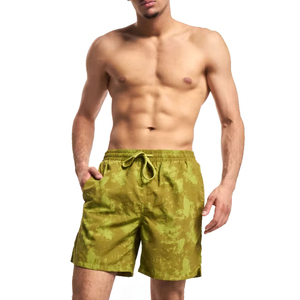 Low MOQ Custom Design Slim Fit <b>Men</b> Swim <b>Trunks</b> factory Wholesale Price Customized Logo <b>Men</b> Swim <b>Trunks</b> - Product Image 1
