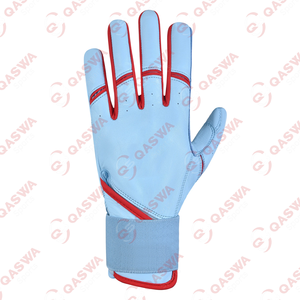 Couleur et logo personnalisés Gants de frappe de baseball en cuir de vachette Cabretta Gants de frappeur de baseball personnalisés au prix d'usine - Product Image 3