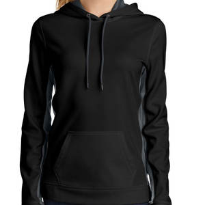 Sweat-shirt à capuche surdimensionné en molleton de coton pour femmes avec poche - Product Image 5