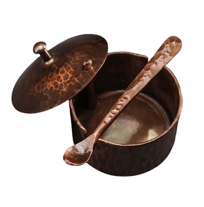 Premium Quality Latest Design Metal Decorative Metal <b>Bowl</b> for Kitchen and Tabletop <b>Sugar</b> Salt <b>Bowl</b> - Product Image 1