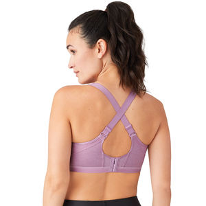 Soutien-gorge de sport sans couture de haute qualité avec bretelles réglables Matériau respirant à séchage rapide Logo avant de style simple Prix bas en vente - Product Image 4