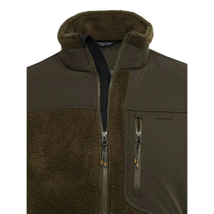 Chaqueta polar Sherpa para hombre, abrigo polar cálido de invierno, chaqueta informal de algodón con cremallera, logotipo personalizado OEM - Product Image 3