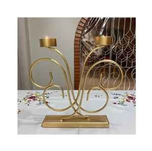 Candelabros metálicos geométricos contemporáneos, perfectos para la decoración moderna del hogar, iluminación ambiental de mesa y exhibición. - Product Image 4