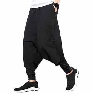 Pantalones de hombre personalizados de longitud sólida transpirable cintura elástica calidad superior hombres personalizados pantalones lisos hechos por vestido deportivo - Product Image 5