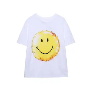 Customized Drop Shoulder T-shirt Streetwear Cotton Dress Women's Solid T-shirts Oversized Loose Long T-shirt Female