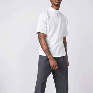 เสื้อยืดคอกลมสำหรับผู้ชายผ้าฝ้าย100% หนาขนาดใหญ่300 GSM รุ่นใหญ่พิเศษ - Product Image 4