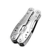 Pince de protection multi-outils 13 en 1 comprenant un tournevis pour le camping, la pêche, l'alpinisme et le bricolage.
