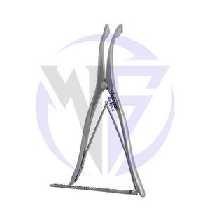 Écarteur d'épandeur à lame ergonomique 10 instruments chirurgicaux 20/15mm lames dentelées croisées en acier inoxydable allemand utilisation manuelle - Product Image 4