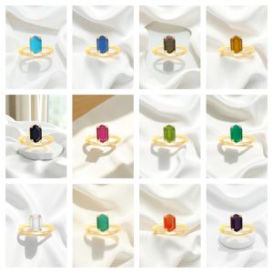 Anillos personalizados al por mayor hexágono amatista piedras preciosas ajuste de punta anillos de mujer ANILLO DE PLATA 925 hecho a mano - Product Image 2