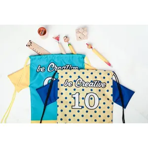 กระเป๋าเด็ก CreaDraw T แบบมีเชือกผูก ปรับแต่งได้ สำหรับสินค้าส่งเสริมการขาย - Product Image 6