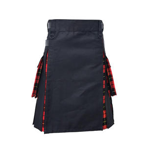 Venta al por mayor de buena calidad al mejor precio de las señoras kilt de cuero en MOQ bajo superventas cómodo de longitud regular Kilts de cuero - Product Image 2