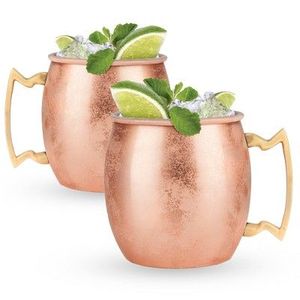 Prix de gros Tasse en cuivre pur avec poignée en cuivre Tasses en cuivre massif idéales pour les articles cadeaux et pour boire d'une qualité incroyable - Product Image 2