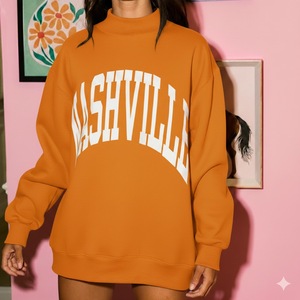 Sudadera Reversible con Estampado de Letras Personalizadas para Mujer, Jersey de Manga Larga de Gran Tamaño, Nueva Colección Informal - Product Image 2