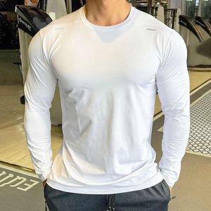 Ropa deportiva de entrenamiento informal para hombre de alta calidad, sudaderas de manga larga para gimnasio, ropa activa para correr, entrenamiento para el verano - Product Image 2