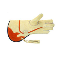 Gants de fauconnerie en cuir véritable de qualité supérieure, imperméables, antidérapants, pour l'entraînement, la sécurité en extérieur et la chasse.