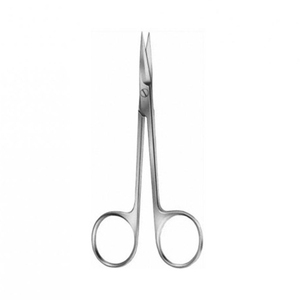 Delicate Scissors Curved & Straight Blades Stainless Steel 90mm Size Best Quality in <b>Cheap</b> Price Supplier From Pakistan - Product Image 1