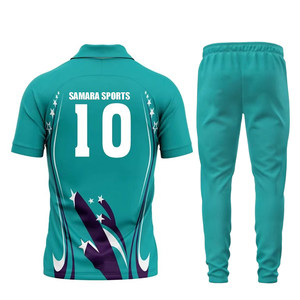 Ropa de equipo, uniforme de cricket, venta al por mayor, sublimación personalizada, conjuntos de camisetas y pantalones deportivos, diseña tu propio uniforme de cricket - Product Image 6