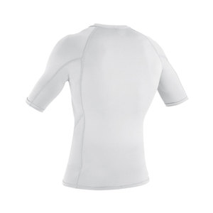 Camisa de natación con Logo personalizado para hombre, camisa de Fitness de alta calidad con estampado de manga corta MMA, protector contra sarpullido, venta al por mayor - Product Image 4