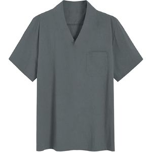 Conjuntos de camisetas y pantalones cortos de talla grande de verano para hombre de alta calidad, conjuntos de camisas tejidas de punto de algodón transpirable al por mayor - Product Image 2