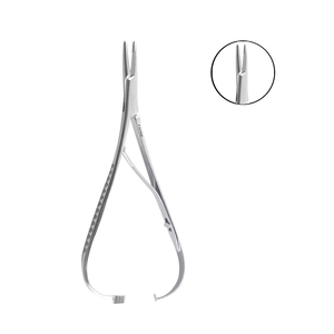 Portaagujas manual quirúrgico de 5.5 pulgadas, separador de ligaduras, instrumentos de ortodoncia de titanio y acero inoxidable Clase I Lore - Product Image 1