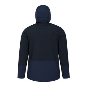 High Quality Customized Hooded Men's Softshell <b>Jacket</b> Winter <b>Waterproof</b> Breathable Quick Dry Canvas Zipper Pockets Pattern - Product Image 3