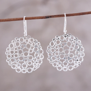 Joyería minimalista de Plata de Ley 925 sólida de alta calidad, pendiente de burbujas efervescentes, colgante de gota para regalo, precio de fábrica - Product Image 4