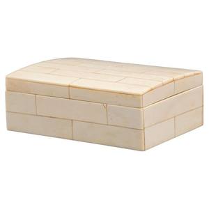 Boîte à bijoux en os blanc, aspect haut de gamme, article neuf, fabriqué à la main - Product Image 1