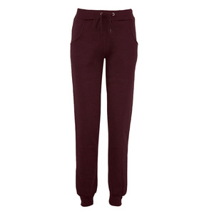 Vente en gros de vêtements pour femmes pantalons et pantalons pour femmes à la mode taille haute pantalon de jogging droit jambe large en coton polaire - Product Image 2