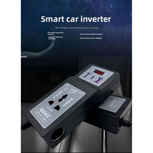 Nuevo Inversor de Corriente para Auto de 12V a 220V, Convertidor de CC a CA, Onda Sinusoidal Modificada, Salida USB Tipo C, Encendedor para Tanque - Product Image 6