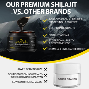 Résine de Shilajit de l'Himalaya 2026, marque privée, riche en acide fulvique, oligo-éléments, énergie originale, stimulant du système immunitaire, sauvage, 98% alimentaire - Product Image 3