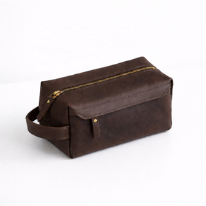 Cosmetic Pouch, <b>Wash</b> <b>Bag</b> for <b>Women</b>, Leather Cosmetic <b>Bag</b> - Product Image 3