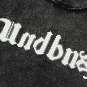Sudadera con Capucha Personalizada con Serigrafía, 500 Gsm, Gruesa, Estilo Vintage para Hombre, 100% Algodón, Felpa Francesa, Lavado Ácido - Product Image 3